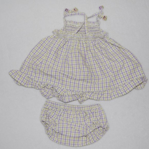 Gymboree Infants, Girls Size 0-3M, Dress & Shorts Set, 100% Cotton - Picture 2 of 9